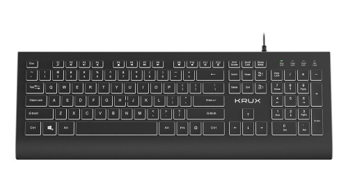 Klawiatura Krux Ergo Line Przewodowa Czarna US (KRX - 928707