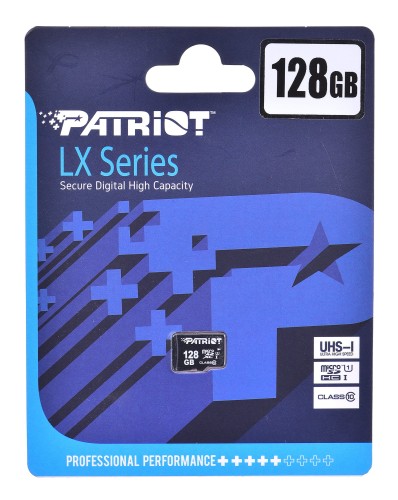 Karta pamięci Patriot LX Series MicroSDXC 128GB Class V30 - 927648