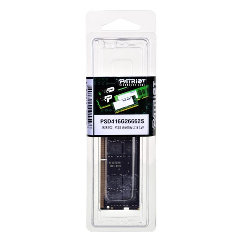 Pamięć DDR4 Patriot Signature Line 16GB (1x16GB) 2666 MHz CL19 1,2V SODIMM - 859900