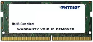 Pamięć SODIMM DDR4 Patriot Signature Line 8GB (1x8GB) 2400 MHz CL17 1,2V