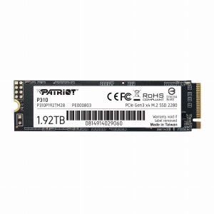 Dysk SSD Patriot P310 1.92TB M.2 2280 PCIe NVMe (2100/1800 MB/s)