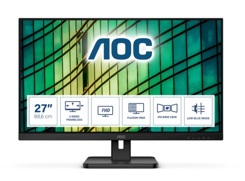 Monitor AOC 27" 27E2QAE VGA HDMI DP głośniki - 921947