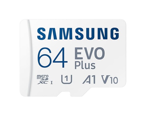 Karta pamięci Samsung EVO Plus microSDXC 64GB (130 MB/s) + adapter - 1278155