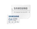 Karta pamięci Samsung EVO Plus microSDXC 64GB (130 MB/s) + adapter - 1064304