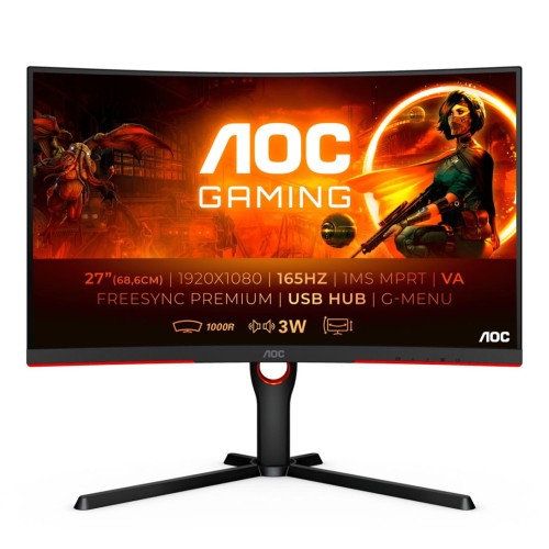 Monitor AOC 27" C27G3U/BK 2xHDMI DP głośniki - 1314877