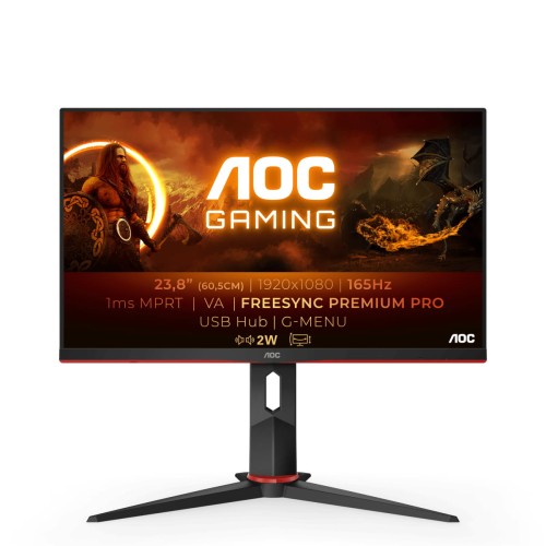 Monitor AOC 23,8" 24G2SU/BK 2xHDMI DP głośniki - 1056316