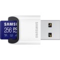 Karta pamięci Samsung PRO Plus microSDXC 256GB (160/120 MB/s) + czytnik - 1259563