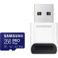 Karta pamięci Samsung PRO Plus microSDXC 256GB (160/120 MB/s) + czytnik - 1259564