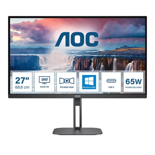 Monitor AOC 27"  Q27V5N/BK HDMIx2 DP głośniki - 1330960