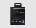 Dysk SSD zewnętrzny USB Samsung SSD T7 1TB Portable Touch (1050/1000 MB/s) USB 3.1 Black - 1392815