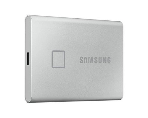 Dysk SSD zewnętrzny USB Samsung SSD T7 2TB Portable Touch (1050/1000 MB/s) USB 3.1 Silver - 1392834