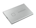 Dysk SSD zewnętrzny USB Samsung SSD T7 500GB Portable Touch (1050/1000 MB/s) USB 3.1 Silver - 1392859