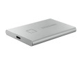 Dysk SSD zewnętrzny USB Samsung SSD T7 500GB Portable Touch (1050/1000 MB/s) USB 3.1 Silver - 1392860