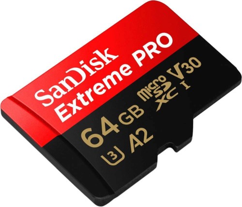 Karta pamięci MicroSDXC SanDisk EXTREME PRO 64GB 200/90 MB/s A2 C10 V30 UHS-I U3 - 1392930
