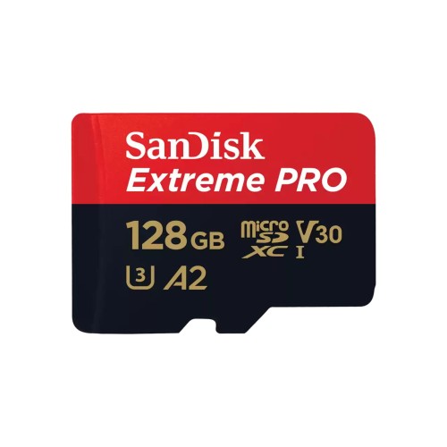 Karta pamięci MicroSDXC SanDisk EXTREME PRO 128GB 200/90 MB/s A2 C10 V30 UHS-I U3 - 1064370