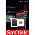 Karta pamięci microSDXC SanDisk EXTREME 1TB 160/90 MB/s A2 C10 V30 UHS-I U3 Mobile + adapter - 1268638
