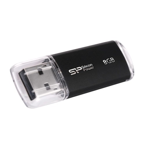 Pendrive Silicon Power Ultima II M01 8GB USB 2.0 kolor czarny ALU - 1064008