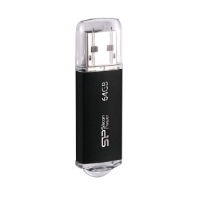 Pendrive Silicon Power Ultima II M01 64GB USB 2.0 kolor czarny ALU