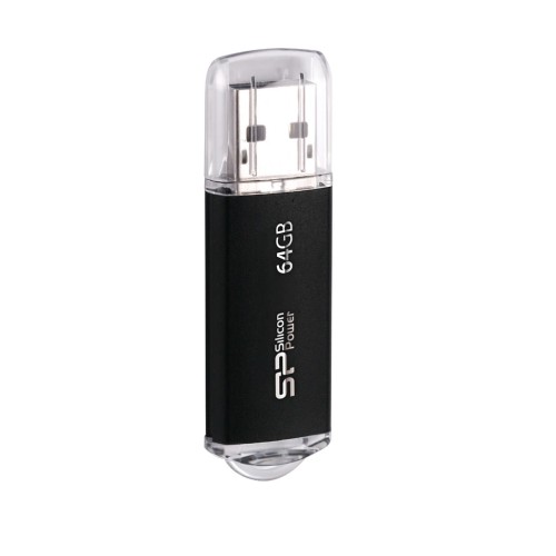 Pendrive Silicon Power Ultima II M01 64GB USB 2.0 kolor czarny ALU - 1064269