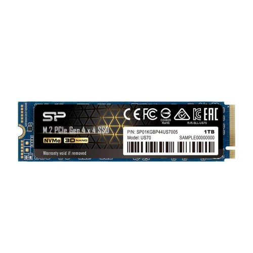Dysk SSD Silicon Power US70 1TB M.2 PCIe Gen4x4 NVMe (5000/4400 MB/s) 2280 - 851307
