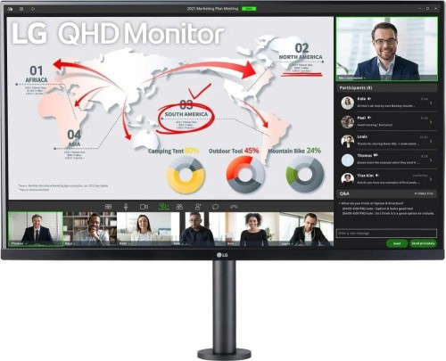Monitor LG Ergo 32QP880-B HDMI DP USB-C - 1387668