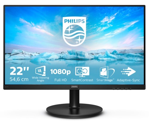 Monitor Philips 21,5" 221V8A/00 VGA HDMI głośniki - 1056942