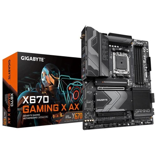Płyta Gigabyte X670 GAMING X AX  /AMD X670/DDR5/SATA3/M.2/USB3.2/WiFi/BT/PCIe4.0/AM5/ATX - 1393989