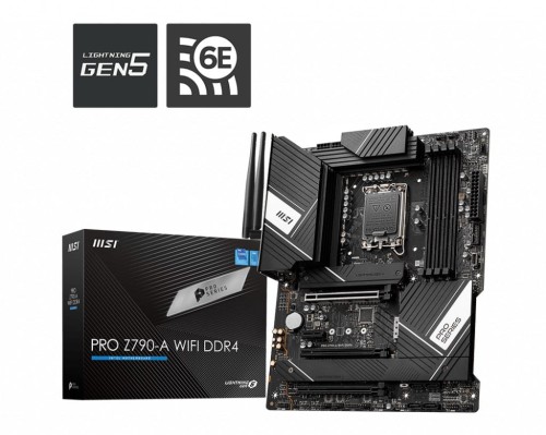 Płyta MSI PRO Z790-A WIFI DDR4 /Z790/DDR4/SATA3/M.2/USB3.2/WiFi/BT/PCIe5.0/ATX - 1165665