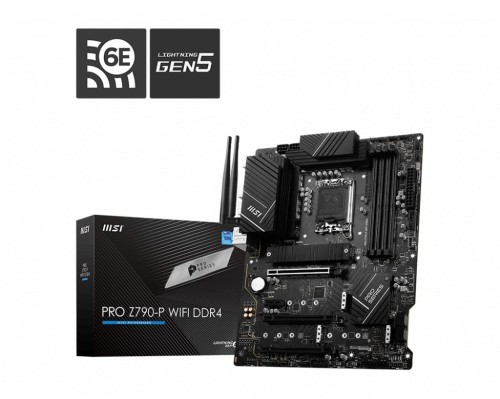 Płyta MSI PRO Z790-P WIFI DDR4 /Z790/DDR4/SATA 3/USB3.2/WiFi/BT/PCIe5.0/s.1700/ATX - 1167072