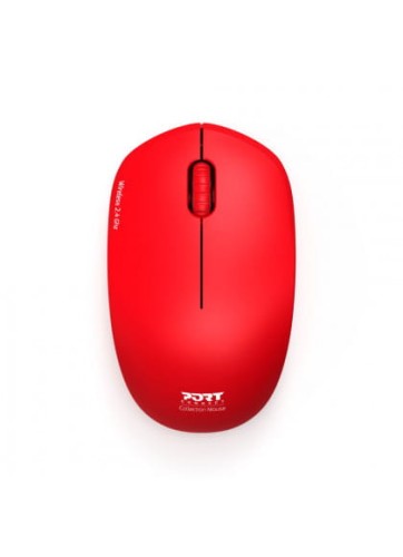 Mysz PORT DESIGNS 900537 Wireless RED - 1067345