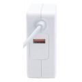 Zasilacz sieciowy Manhattan Power Delivery 230V USB-C, 60W USB-A 5V, biały - 1361762