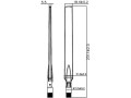 Antena Delock WLAN 4-7 dBi RP-SMA 802.11 ac/a/h/b/g/n - 1395155