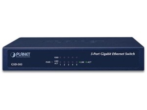 Switch niezarządzalny Planet GSD-503 5-Port 1000Mb/s SOHO