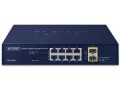 Switch zarządzalny Planet GSD-1020S 8-Port 1000Mb/s + 2-Port Base-X SFP - 1395306