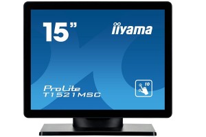MONITOR LED IIYAMA 15" T1521MSC-B1  XGA D-SUB/USB TOUCH BLACK
