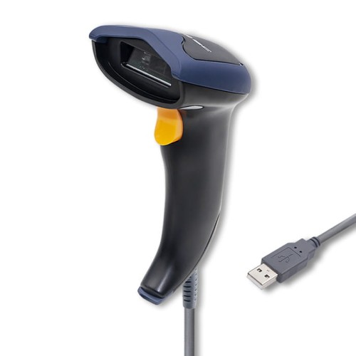 Czytnik kodów kreskowych Qoltec Laserowy 1D| 2D | USB - 1132329
