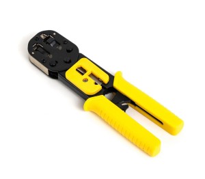 Zaciskarka DIGITUS do wtyków przelotowych RJ45 (8P8C) kat.5e / kat.6, RJ12, RJ11