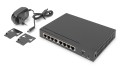 Switch niezarządzalny DIGITUS 2.5 Gigabit Ethernet Desktop 8-portów 8x10/100/1000/2500Mbps - 1396301
