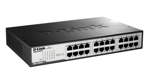 Switch niezarządzalny D-Link DGS-1024D 24-port 24x10/100/1000 Gigabit Desktop/Rack 19" - 693004