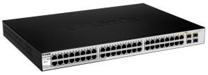 Switch zarządzalny D-Link DGS-1210-48 SMART switch L2 44x1GbE 4xCombo Metal Rack 19''