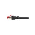 Patchcord 100% miedź EFB Cat.6 LSZH S/FTP, 5m, czarny - 981314