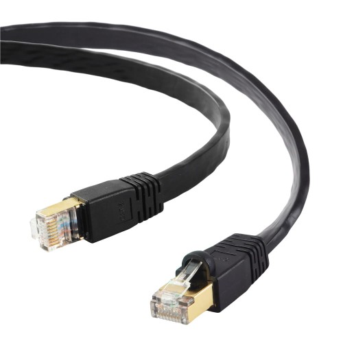 Patchcord U-FTP Edimax CAT8 40GbE AWG26 1m czarny - 1039571