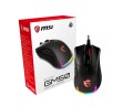 Mysz MSI Clutch GM50 (optyczna; 7200 DPI; kolor czarny) - 908287