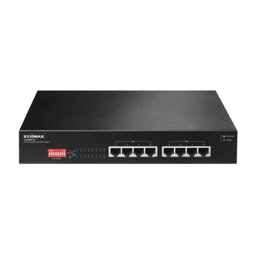 Switch niezarządzalny Edimax GS-1008P V2 8x100/1000 8xPoE - 693347