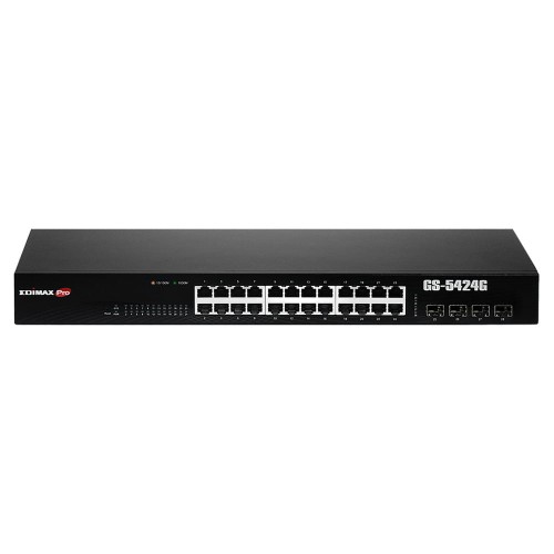 Switch zarządzalny Edimax GS-5424G 24-port gigabit Web Smart z 4SFP trybem Long Range - 1043379
