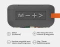 SOMOSTEL GŁOŚNIK BLUETOOTH MAGIC GO 5W USB, CZYTNIK KART H230 CAMOUFLAGEC - 1304472