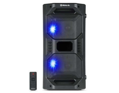 Głośnik przenośny REAL-EL X-757 (aktywny, black, wbudowany akumulator o mocy 4000mAh) - 1010413