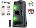 Głośnik przenośny REAL-EL X-757 (aktywny, black, wbudowany akumulator o mocy 4000mAh) - 1010420