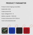 SOMOSTEL GŁOŚNIK BLUETOOTH MAGIC GO 5W USB, CZYTNIK KART H230 BLACK - 1216951