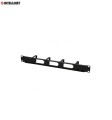 Organizer Kabli Intellient Rack 19" 1U 4x48mm, czarny - 693760